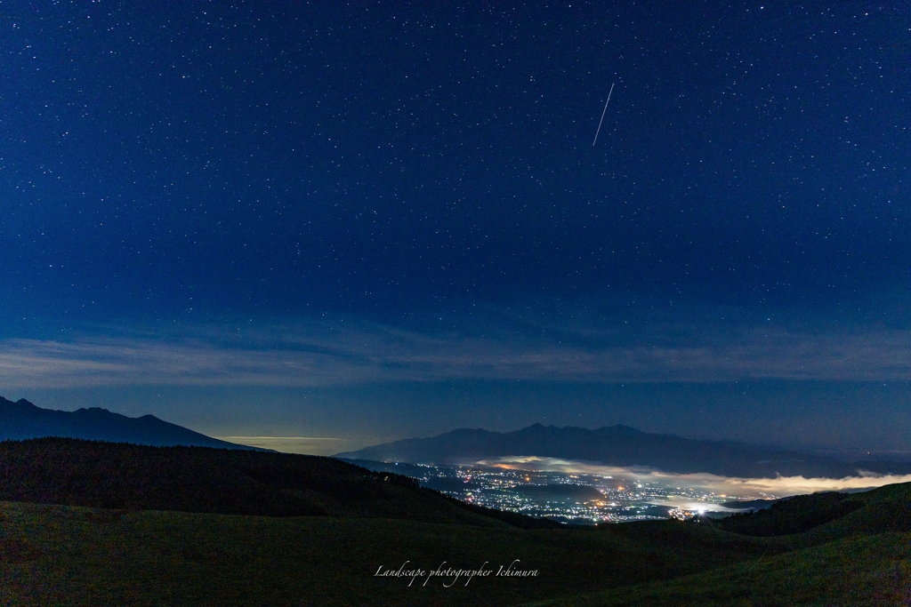 星空に一筋の・・・
