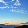 富士と雲海