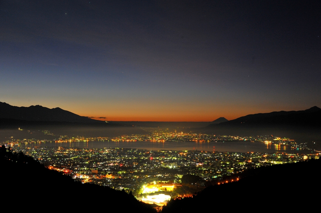 諏訪湖ー夜明け前VOL1ー