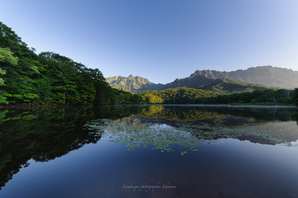 鏡池＜朝＞広角12mm