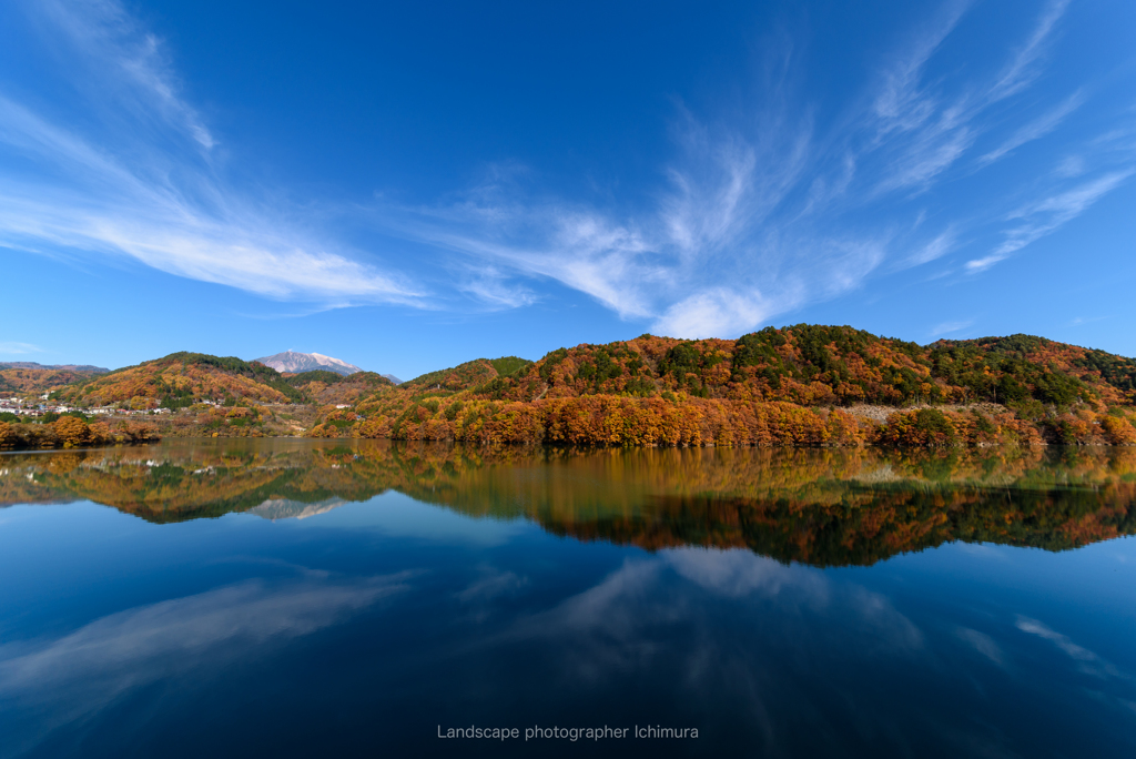 御岳湖　秋