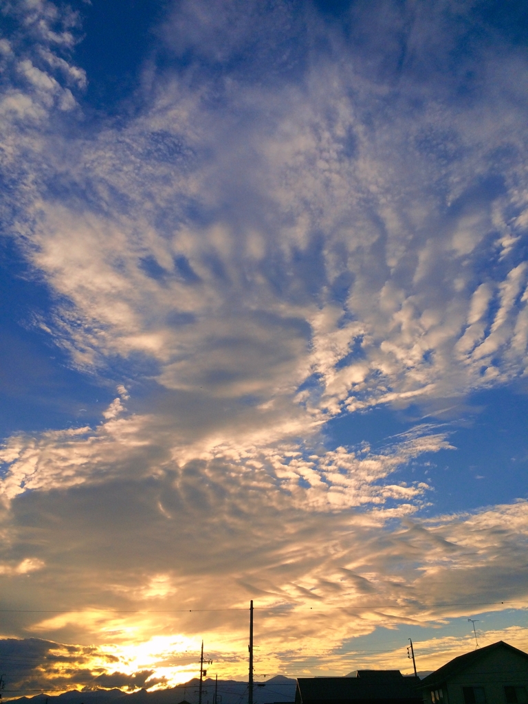 初秋の夕暮れ