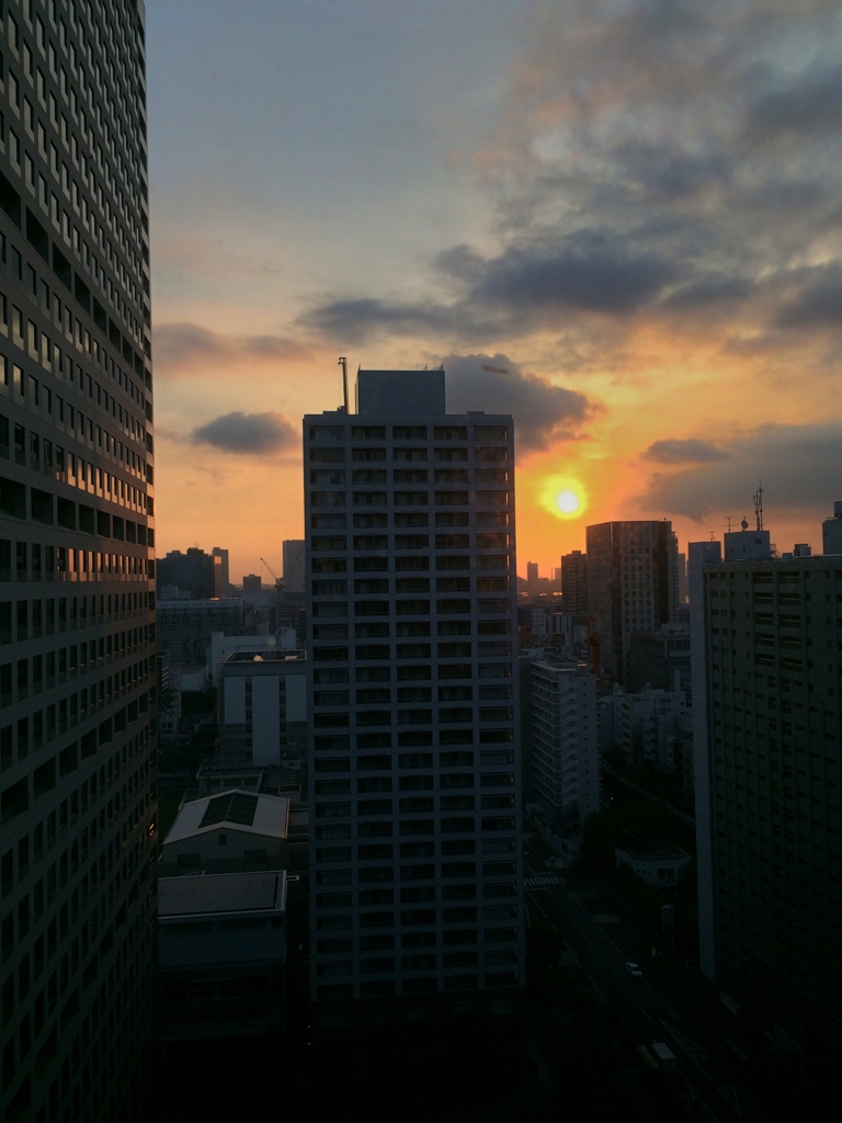 出張の朝