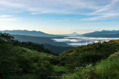 高原の朝