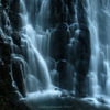 Waterfall basin in Summer