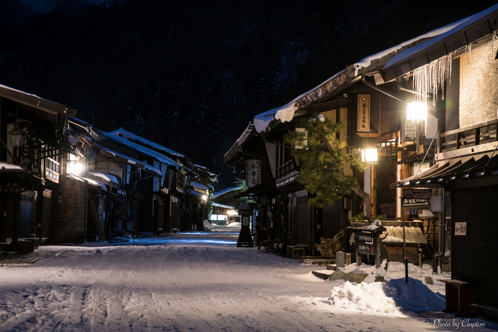厳冬の奈良井宿２