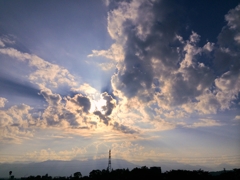 夏の夕暮れ