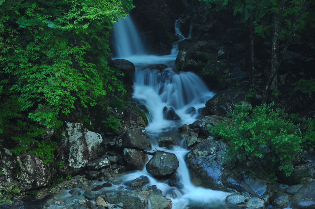 阿寺渓谷、六段の滝