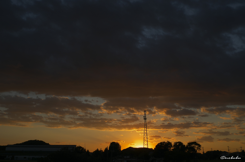 秋の夕暮れ