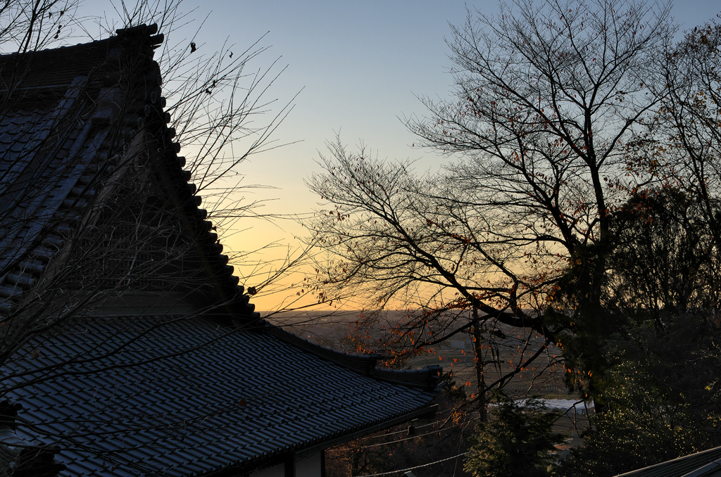 山寺の朝
