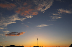 今年は夕焼けを見る日が少ない