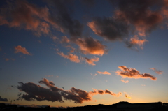 西の空