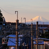 東武日光線と富士山２
