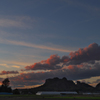 初頭の夕焼け