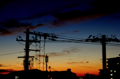 夏休み終盤の空
