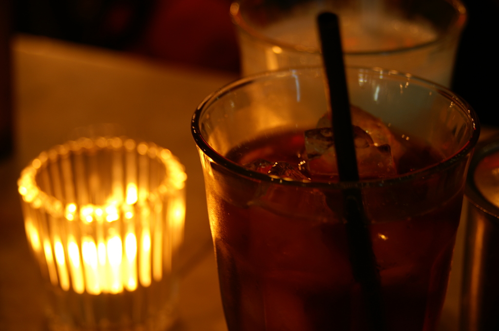 コーヒーとバナナジュース