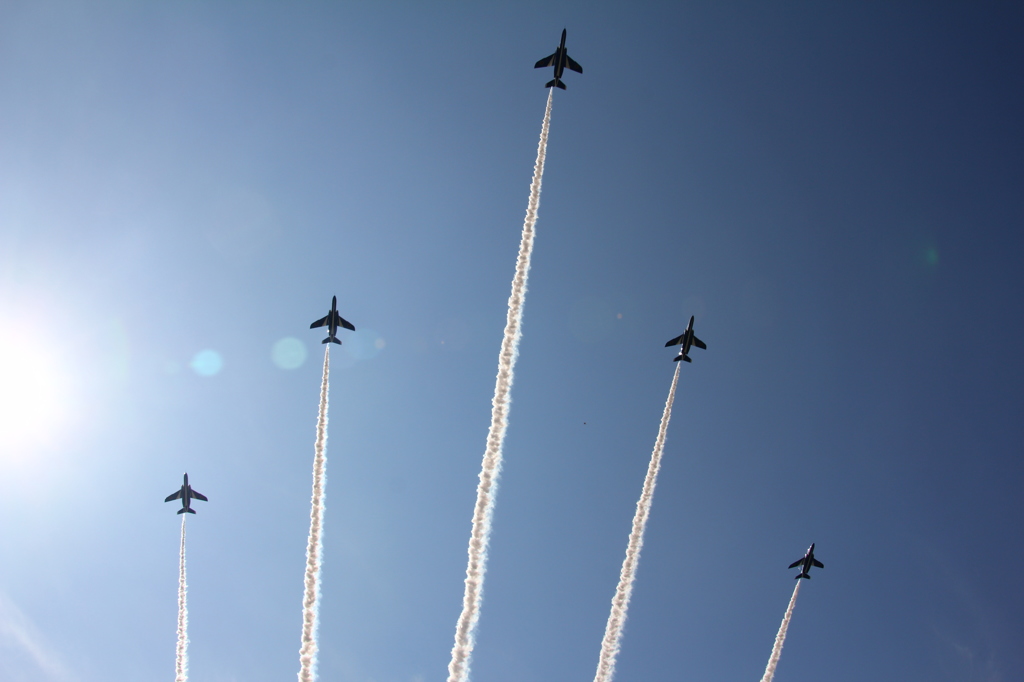 ブルーインパルス　千歳航空祭2013