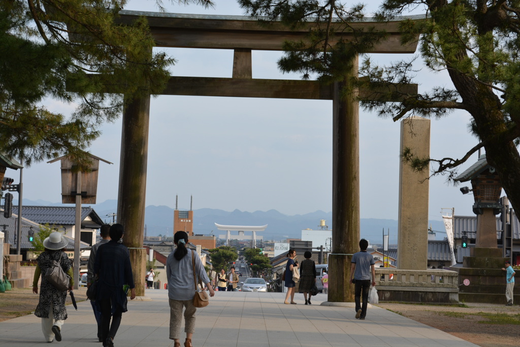 鳥居IN大鳥居