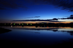 江津湖の夜明け前