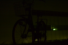 夜中の自転車
