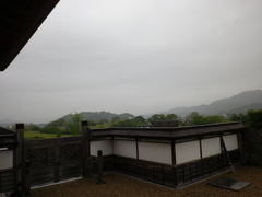 篠山城跡地・・二の丸からの眺め。