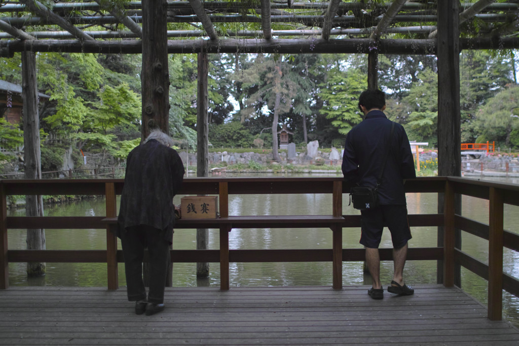 久伊豆神社の池