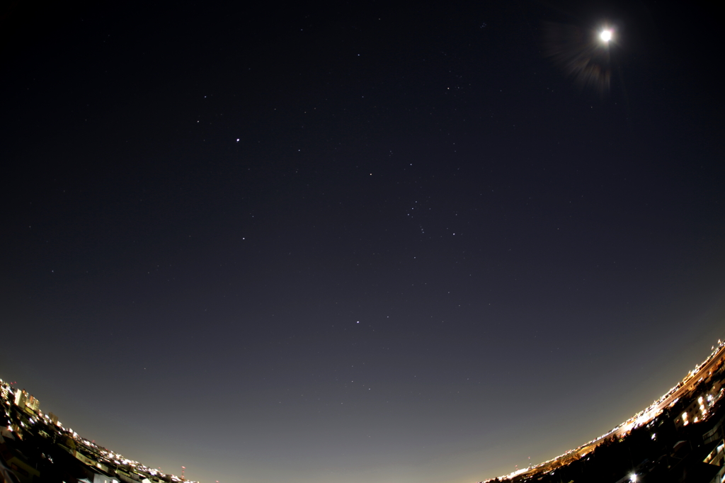 街の夜空