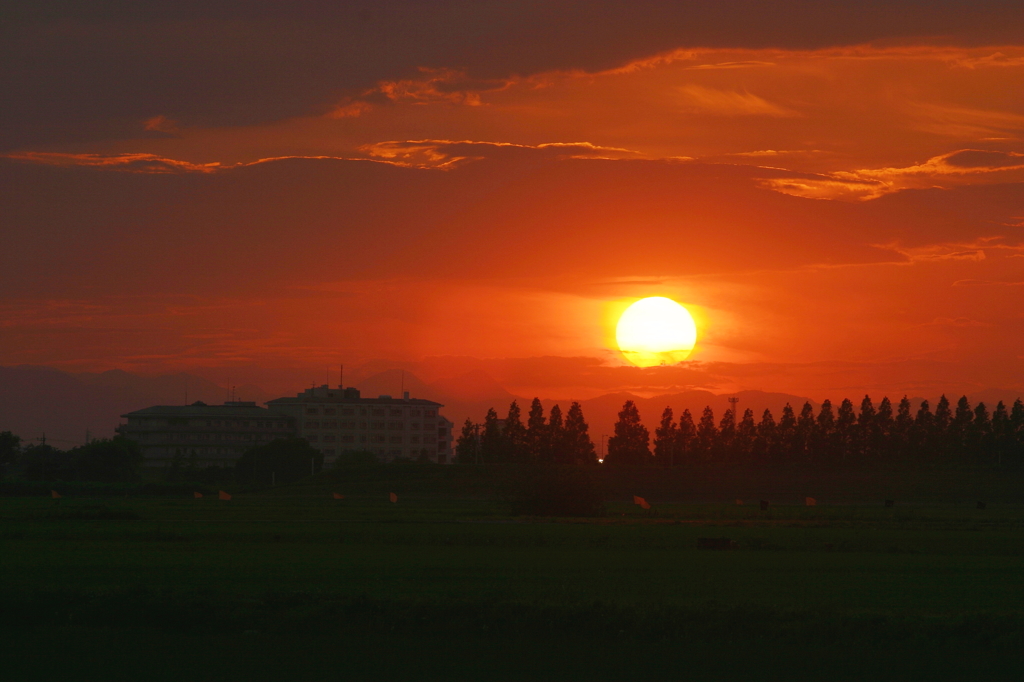 沈む太陽