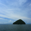 海に浮かべて
