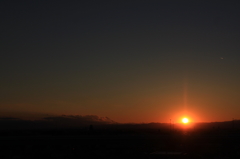 sun pillar(太陽柱)