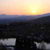 【長岡　八方台頂上】朝焼けと朝日と…