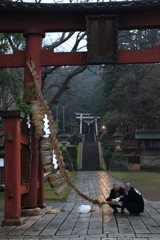 【加茂山神社】ひとやすみ、ひとやすみ。