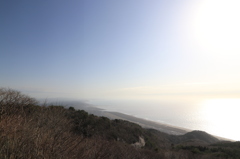 日本海の春(弥彦) 日本海の春(弥彦)