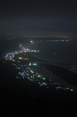 星屑の海岸沿い（柏崎）