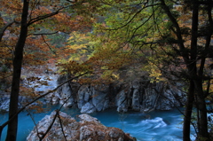 晩秋の秋山郷