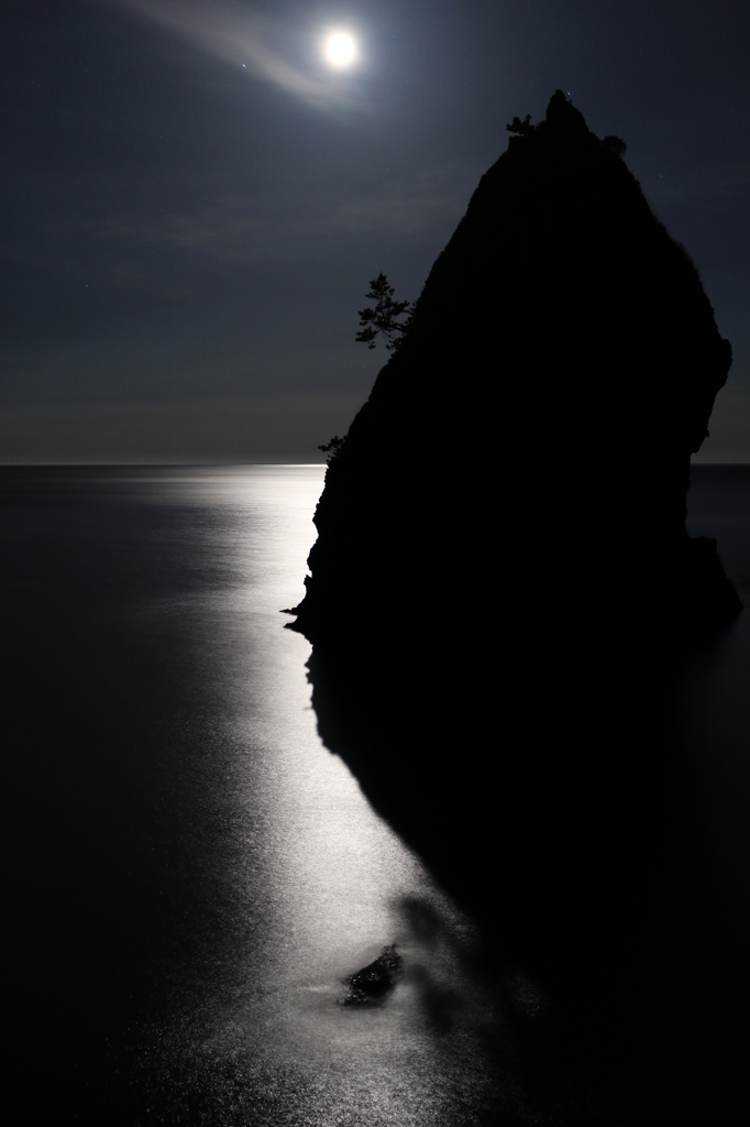 深夜の絶景（西蒲区　角田）