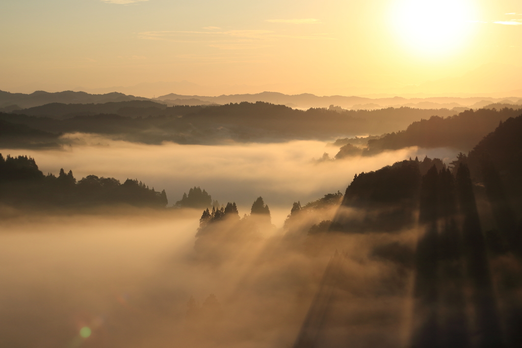 【十日町　星峠】朝の幕開け