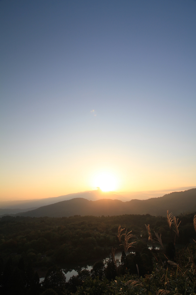 地上の天の川と…（八方台 山頂）