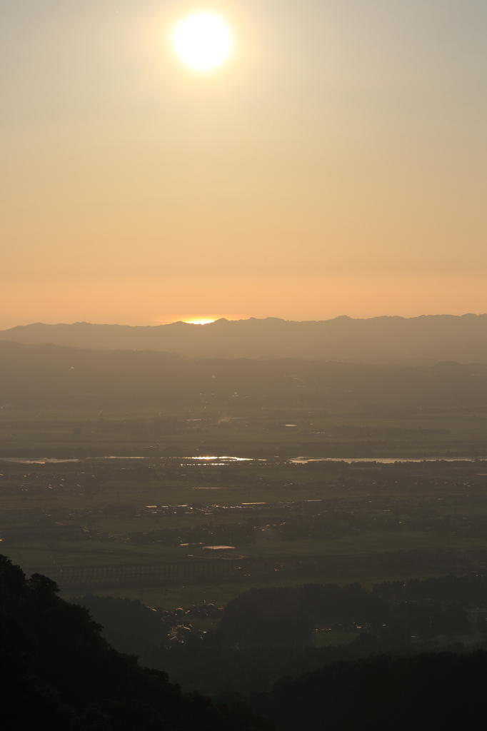 夕日の調べ（長岡　南蛮山）