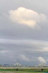 夕焼け色の筋斗雲（長岡）