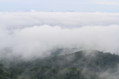 二層雲と山々（八方台）