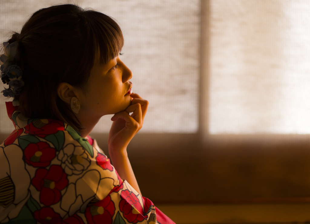 浴衣女性