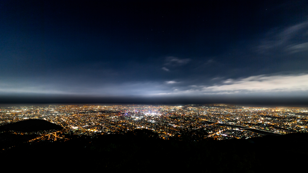 札幌の夜景