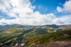 黒岳の山頂にて