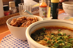 トマトラーメンとザンギ丼5