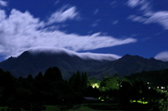 夜の高岳・中岳・楢尾岳