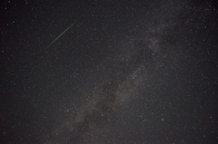 ペルセウス座流星群+夏の大三角形3
