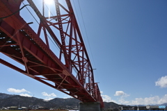 トラス構造のステキな橋