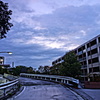 夜へ向かう曇り空（絵画調HDR）