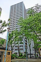 近所のマンション（絵画調HDR）